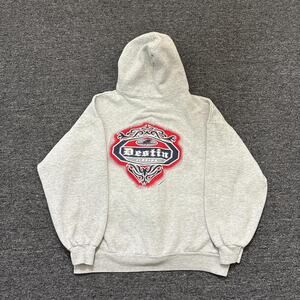 Grey and red y2k destin